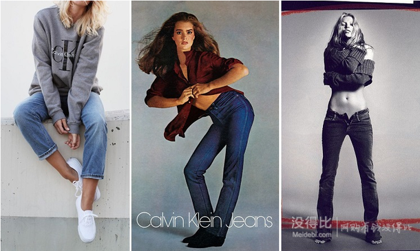 Calvin Klein Jeans 女款直筒Straight Leg舒适牛仔裤