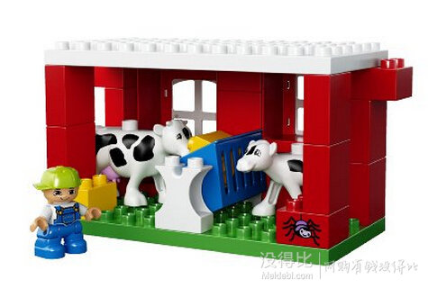 某东580元！LEGO 乐高 10525  得宝系列大型农场 121颗粒