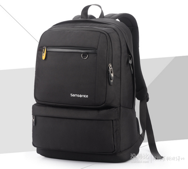 有券的上：Samsonite 新秀丽 WHARTON 36B 41003双肩电脑包199元包邮（299-100）