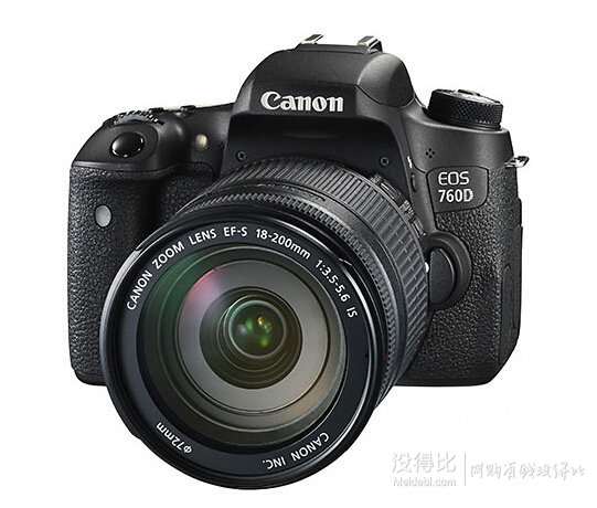 赠品丰富！Canon 佳能 EOS 760D单反套机（18-135mm
