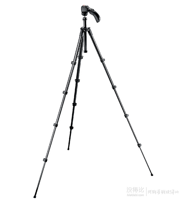 Manfrotto 曼富图 MKC3-H01 铝合金三脚架套装  199元包邮