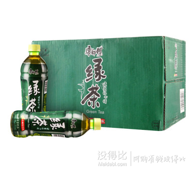 康师傅 绿茶 冰糖菊花 550ml*15 整箱38.5元(买1赠1原品)