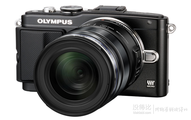 OLYMPUS 奥林巴斯 E-PL5 单电相机套装 含12-50mm电动镜头+52mm滤镜   1999元包邮