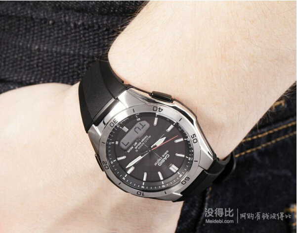 Casio 卡西欧 WVA-M640-1ACR 男士6局电波表