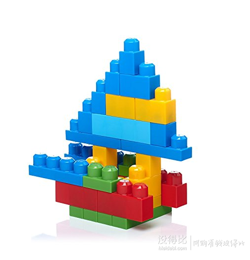 MEGA BLOKS 美高 DCH63 积木玩具（80粒、大颗粒）    79.2元包邮（99元，下单8折）