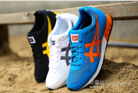 手机端：Onitsuka Tiger鬼冢虎 CURREO系列复古男士慢跑鞋 D4K3N 278元包邮（288-10）