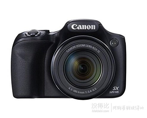 新低价！Canon 佳能 PowerShot SX520 HS 数码相机 1488元包邮