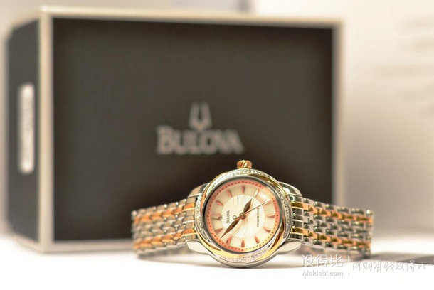 Bulova 宝路华 Precisionist 98R153 女士手表（镶20颗钻石）