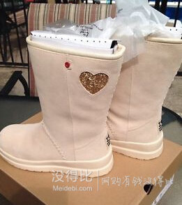 反季囤货！UGG australia Kisses Short Glitter 少女款雪地靴