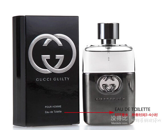 法国原装进口：Gucci 古驰  罪爱男士淡香水EDT 50ml  289元包邮（299-10）