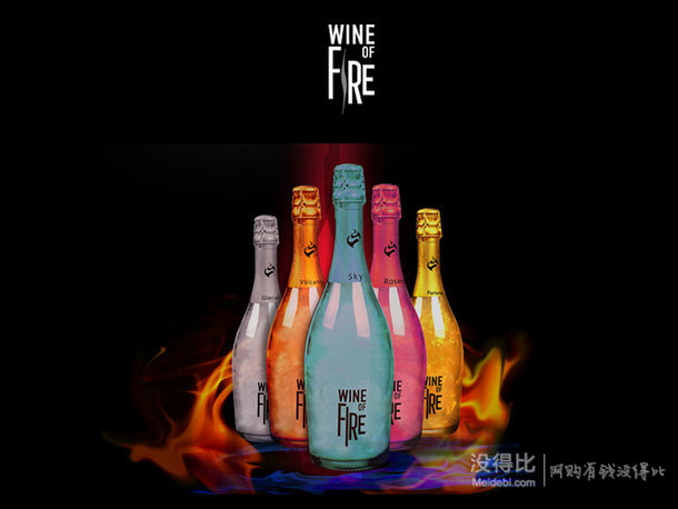 Wine Of Fire 西班牙火焰酒 Fortune 财富 起泡酒 750ml    189元