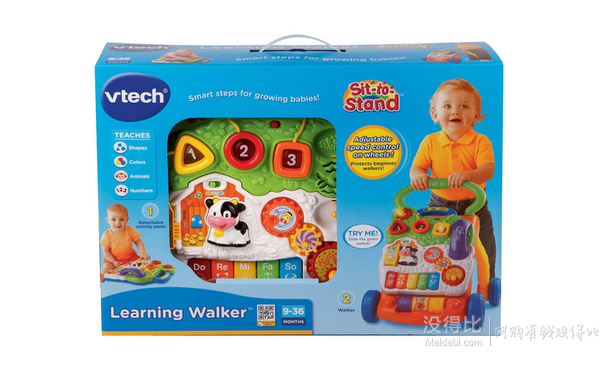 Prime秒杀中！VTech 伟易达 可调速婴幼儿学步车