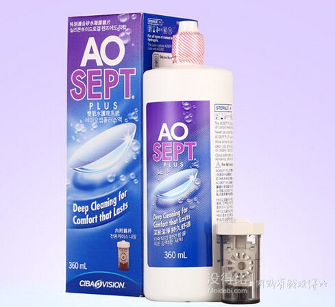 Alcon 爱尔康 视康洁镜 双氧水隐形眼镜护理液 360ml*2瓶  59元包邮