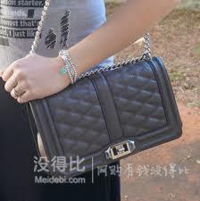 补货！Rebecca Minkoff 瑞贝卡明可弗 女士真皮链条单肩挎包