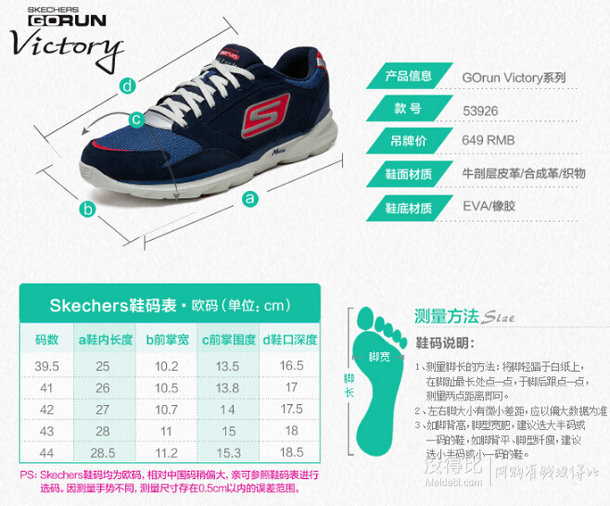 Skechers 斯凯奇GO RUN VICTORY跑步鞋 449元包邮