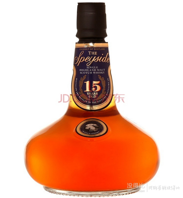 Speyside 狮倍赛 15年单一纯麦 苏格兰威士忌 700ml  229元包邮（269-40）