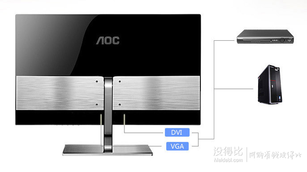 0点开抢：AOC 冠捷 LV273HID 27英寸16:9 液晶显示器