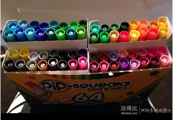 直邮到手72元！Crayola 美国绘儿乐 儿童64色安全可水洗马克笔