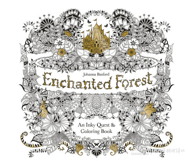 直邮好价！Enchanted Forest 魔法深/森林填色本