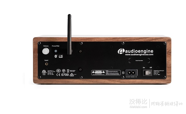 直降300！Audioengine 声擎 B2-WAL 高级桌面蓝牙音箱 胡桃木 1499元