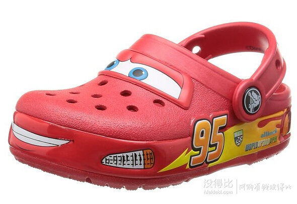 Crocs 儿童 15263 CrocsLights Cars 洞洞鞋（幼儿/小童）180.37元