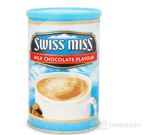 美国进口 瑞士小姐 牛奶巧克力冲饮粉737g  25.55元包邮（26.9元，订购省后）
