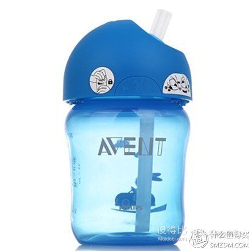 再特价：AVENT 新安怡 吸管杯 SCF760/00+SCF654/17 宽口径玻璃奶瓶  59元包邮（39，用码）