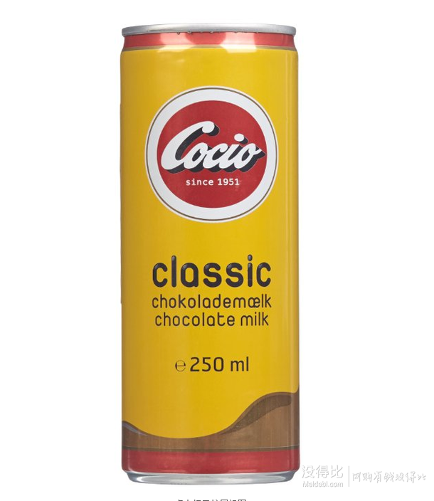 COCIO 可口 优经典巧克力风味调制乳250ml*12(丹麦进口)