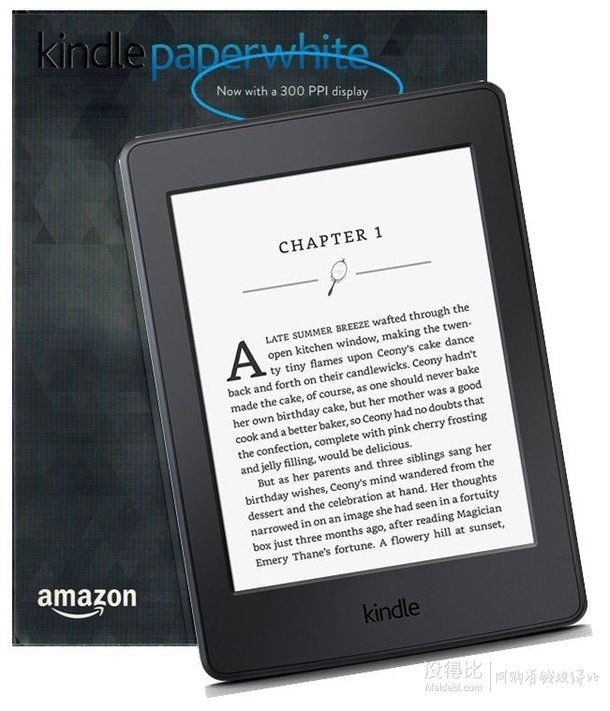 第3代！Amazon Kindle Paperwhite  6英寸电子书阅读器（300ppi）