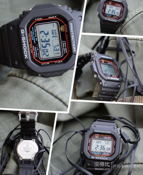 CASIO 卡西欧 G-Shock GWM5610-1 男款 腕表（6局电波、太阳能）