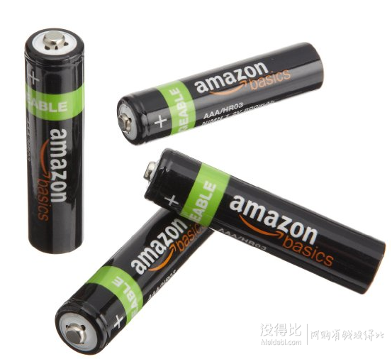AmazonBasics 亚马逊倍思 AAA型（7号*4）镍氢充电电池
