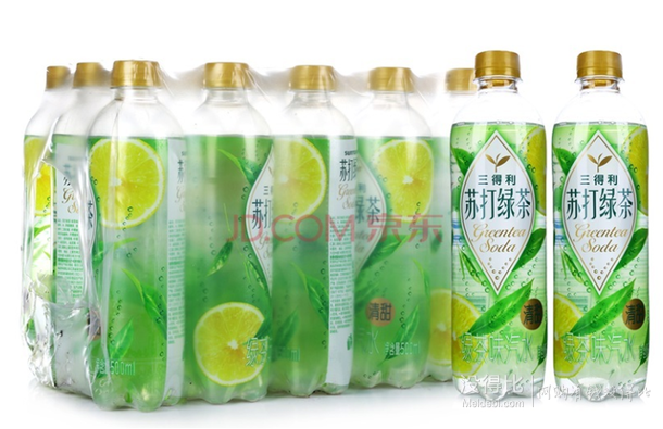 Suntory 三得利 苏打绿茶500ml*15瓶 整箱 折31.9元（36.9元，满99-15后）