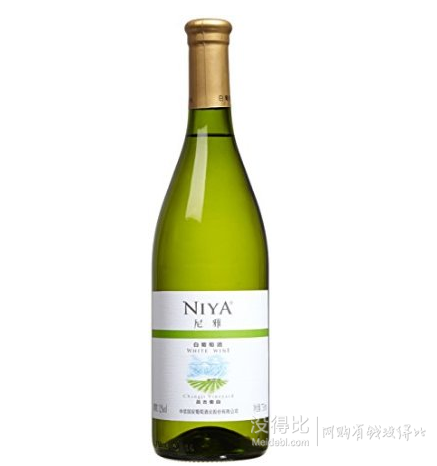 吴秀波代言！NIYA 尼雅 白葡萄酒 750ml 33.17元（67元，199元6件 ）