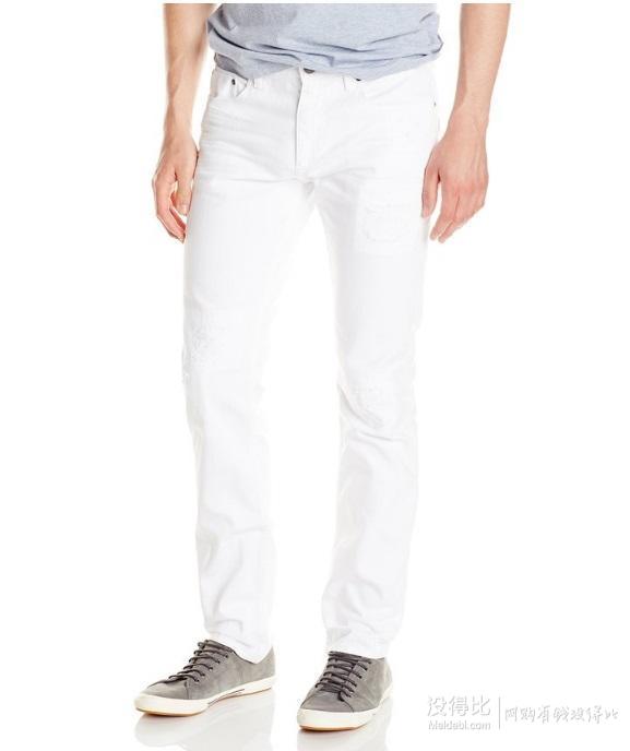 直邮到手￥162！！Calvin Klein Jeans White男士修身牛仔裤