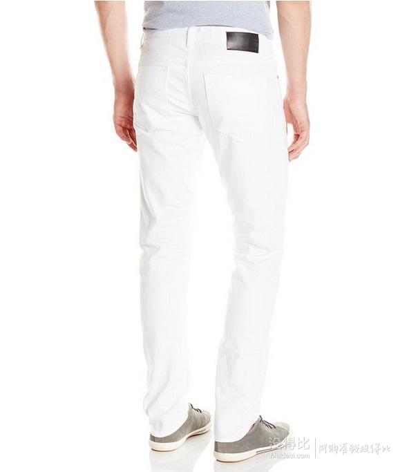 直邮到手￥162！！Calvin Klein Jeans White男士修身牛仔裤