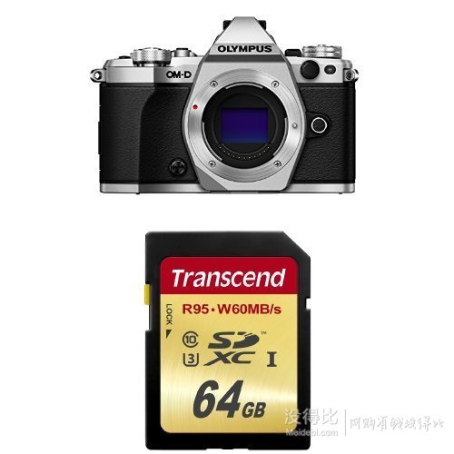 OLYMPUS 奥林巴斯 OMD E-M5 Mark II 微型单电机身+Transcend 64 GBTF卡