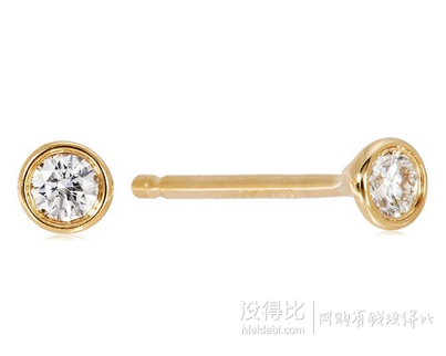 Tiffany 蒂凡尼 18k金10分钻石耳钉