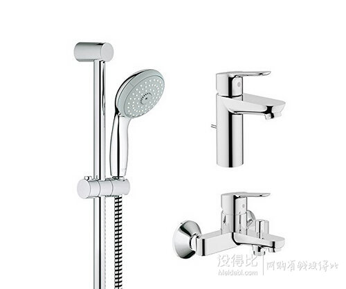 GROHE 高仪 龙头花洒淋浴套装32819000+32820000+27927000  1299元包邮（1399-100）