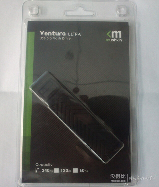 移动端：Mushkin MKNUFDVU240GB Ventura Ultra USB3.0 高速U盘 (SF主控、读445M/s 写440M/s)  759元（799-40）