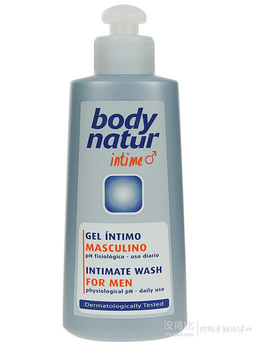 新低！Bodynatur 美体舒 私密护理洗液 男性护理型 200ml   折39.9元（49.9，2件8折）