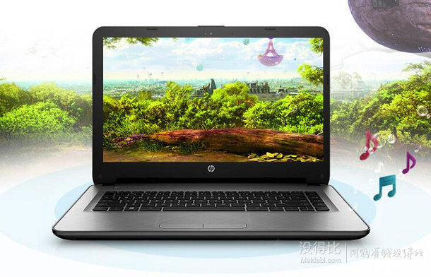 HP 惠普 超薄系列 HP14g-ad005TX 14英寸超薄笔记本（i5-5200U4G500GR5M3302G独显）3299元（**200）