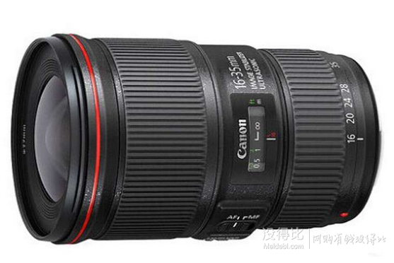 移动端限地区：Canon 佳能 EF 16-35mm f/4L IS USM 广角变焦镜头 5789元包邮（6089-300）