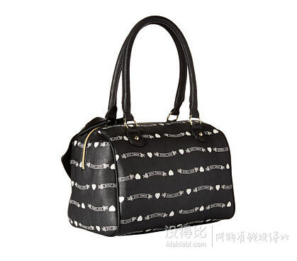 Betsey Johnson Betsey Signature Banners Satchel 签名手提包