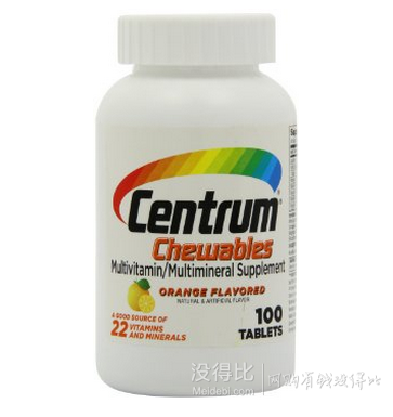 Centrum善存 复合维生素矿物质橙味咀嚼片 100片