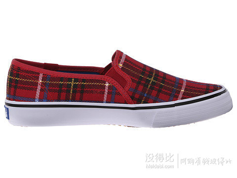 Keds Double Decker Plaid亮眼格纹小红鞋