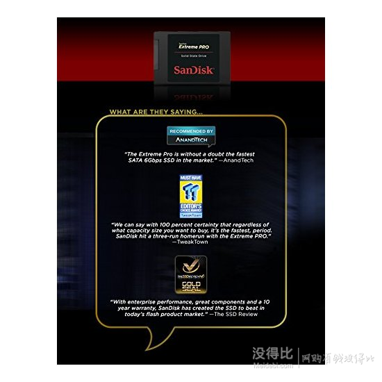 再降$60！SanDisk 闪迪 Extreme PRO 至尊超极速固态硬盘 960GB