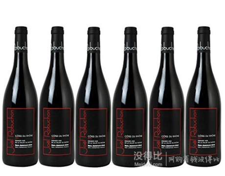 93元/瓶！Joel Robuchon 乔尔·侯布匈  罗纳河谷干红葡萄酒箱装  750ml*6  559元包邮