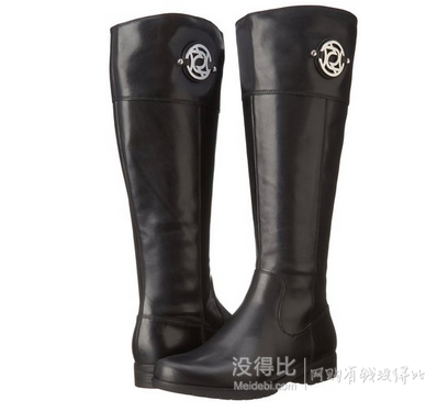 码全好价！Rockport 乐步Tristina Crest 女士真皮拉链长靴