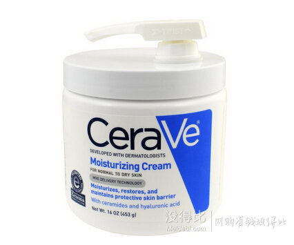 手慢无！CeraVe 全天候保湿修复霜453g