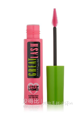 凑单！Maybelline New York美宝莲 Great Lash 超爱粉色心型/心形俏密睫毛膏